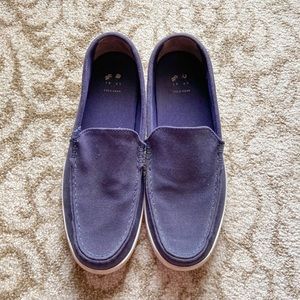 Cole Haan navy slip ons!